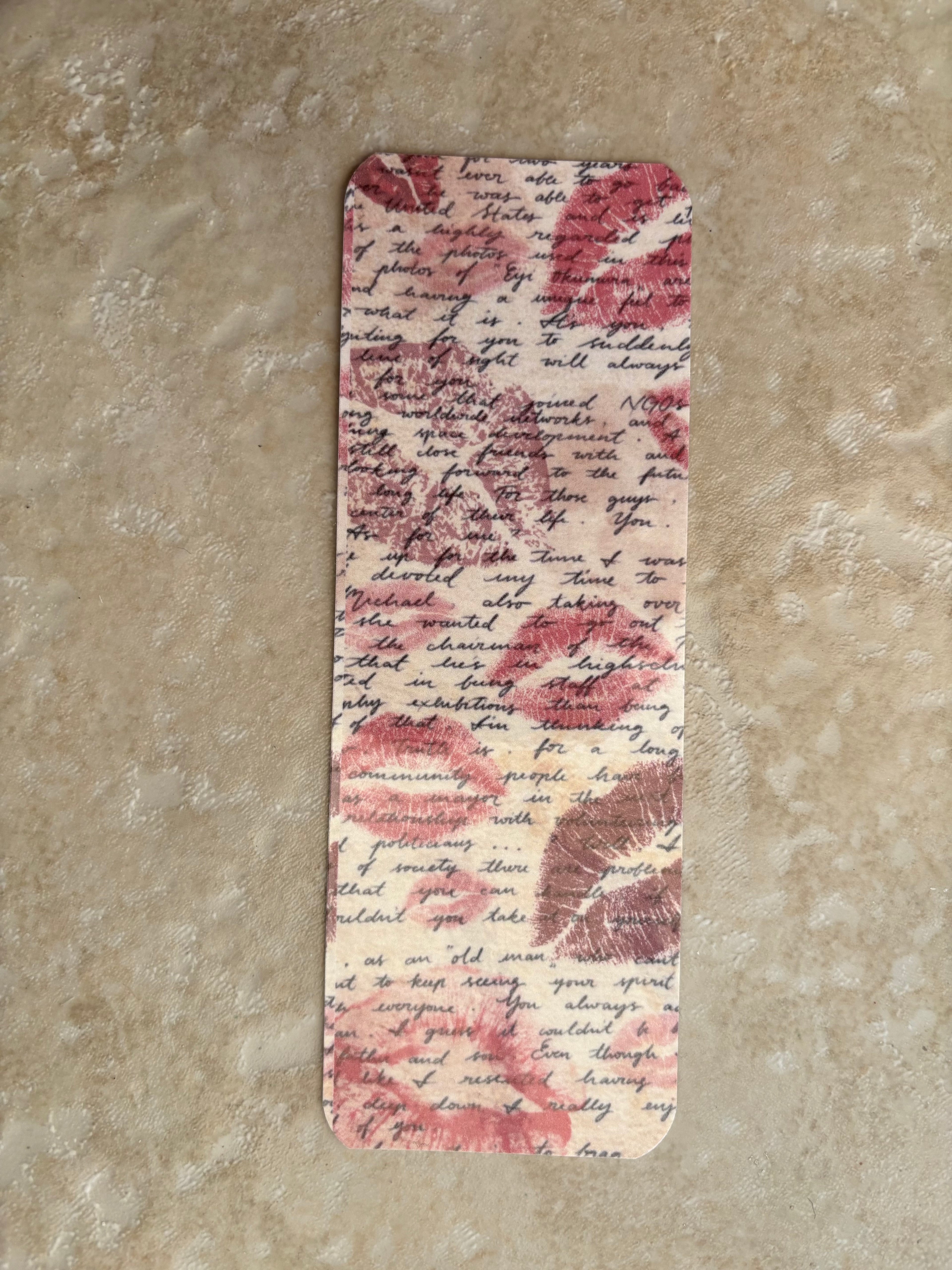 double-sided kisses bookmark♡