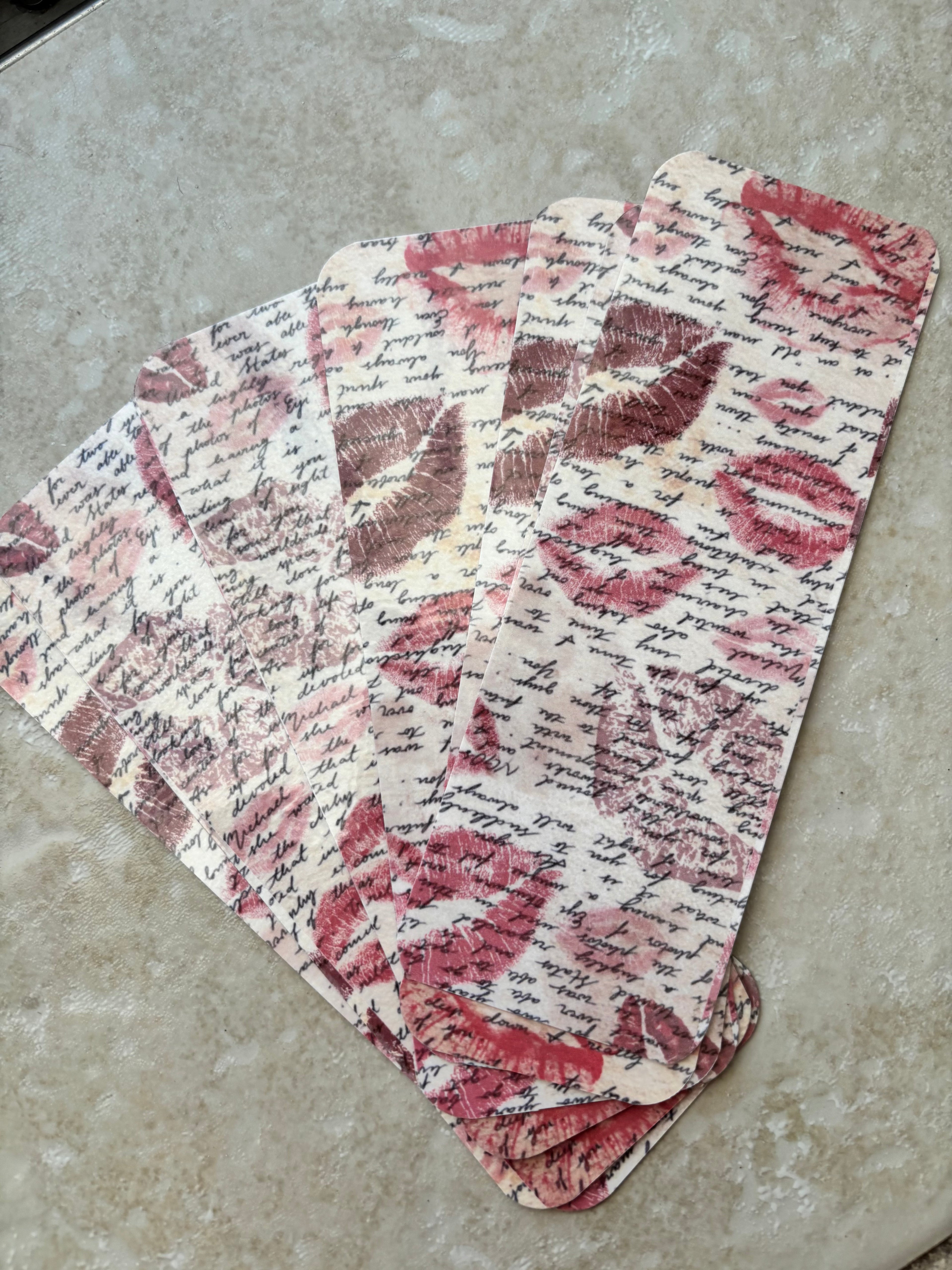 double-sided kisses bookmark♡