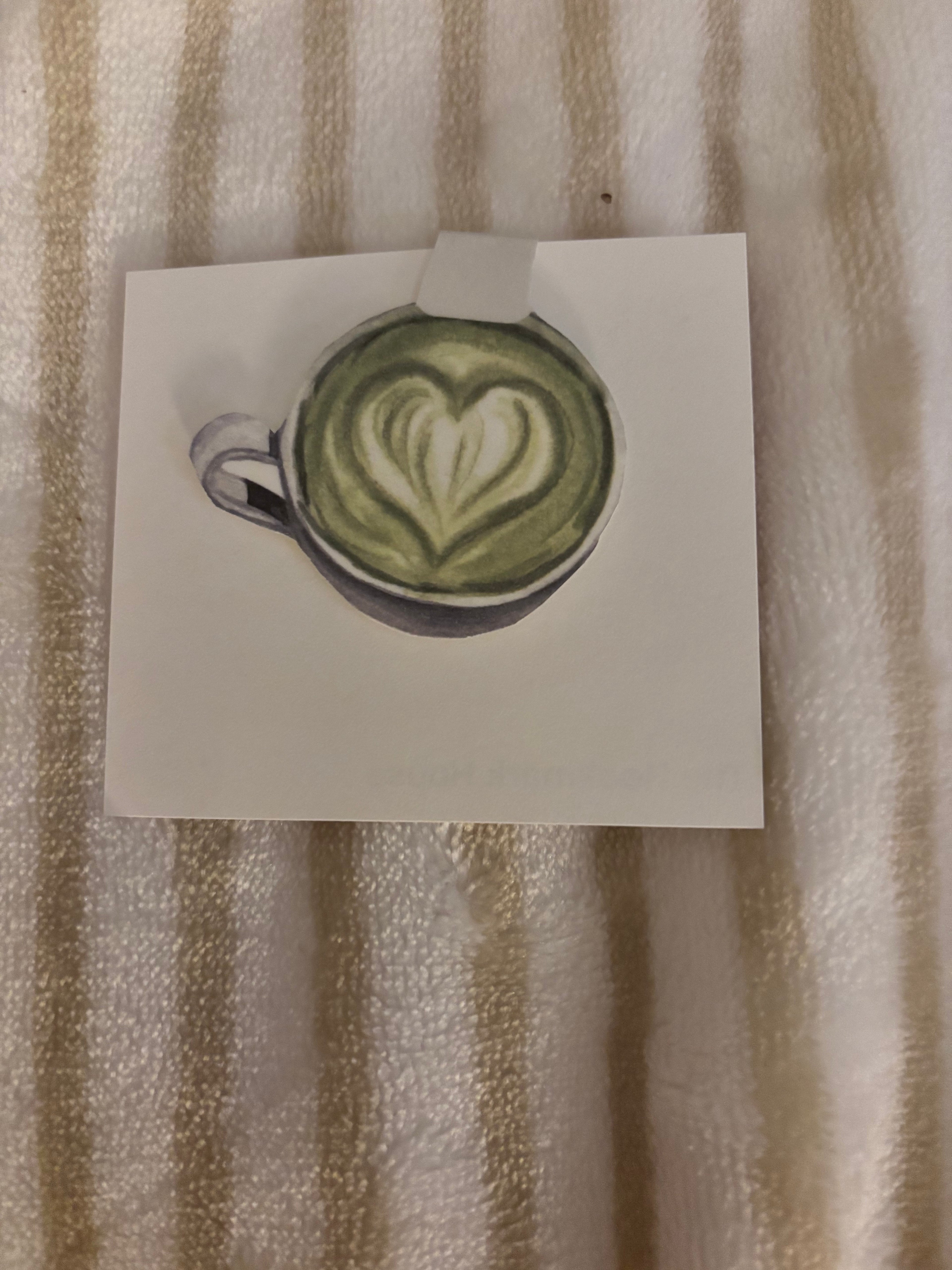double sided matcha magnetic bookmarks♡