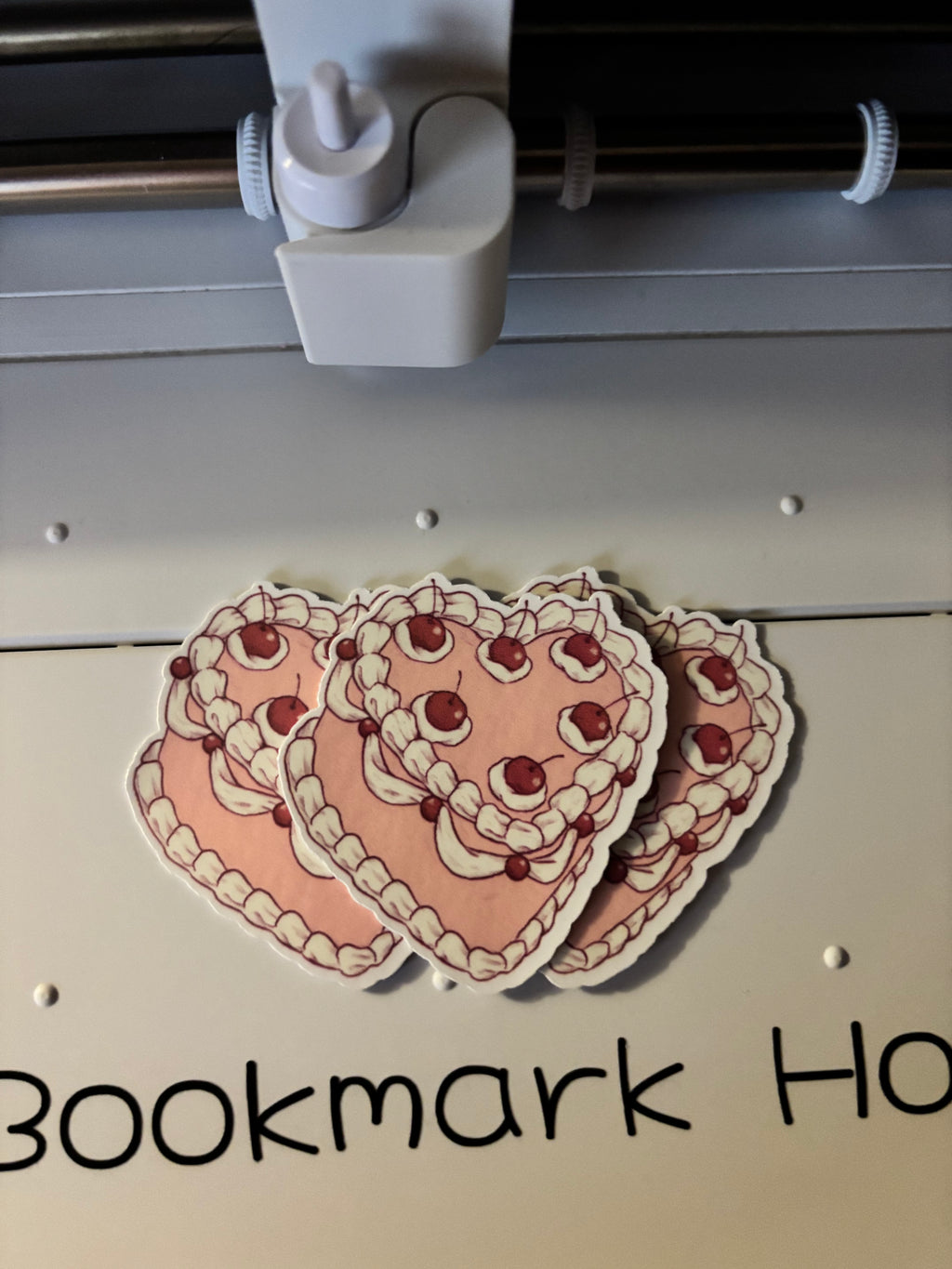 One oopsies sticker! Cute design (cake with cherries)
